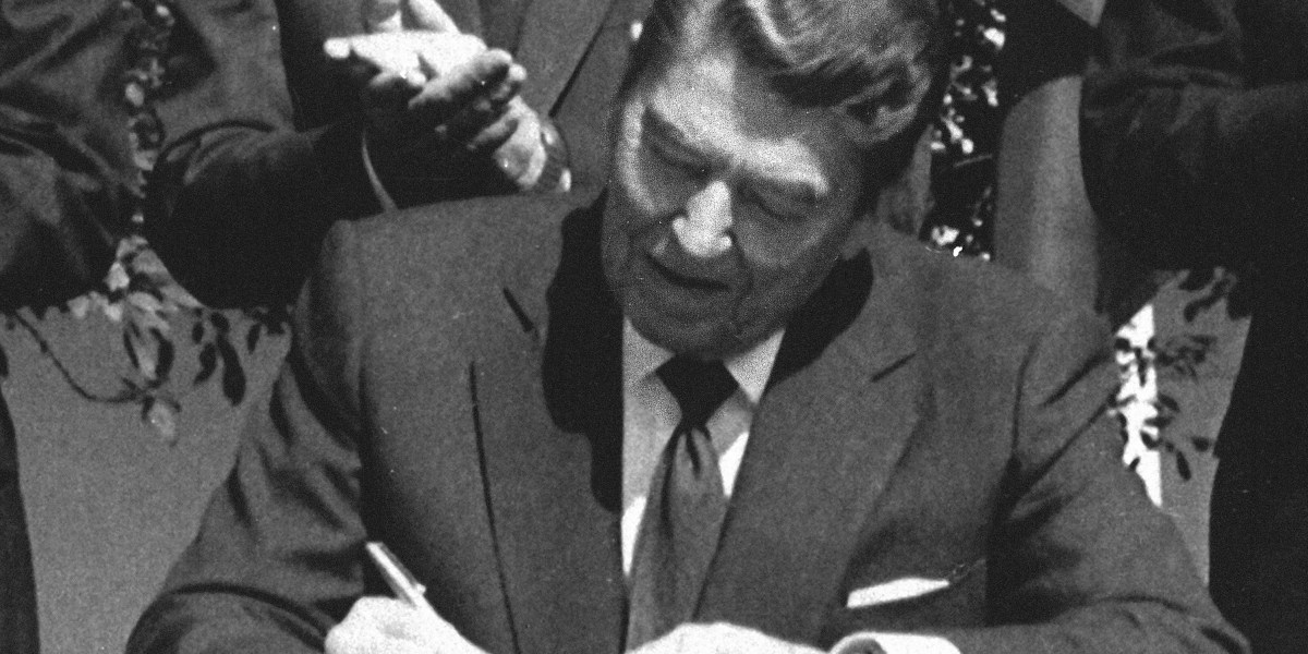 Top economist blasts ‘incredible cynicism and betrayal of Reagan by his own foundation’ as free trader’s image tarnished in tariff fight Top economist blasts ‘incredible cynicism and betrayal of Reagan by his own foundation’ as free trader’s image tarnished in tariff fight