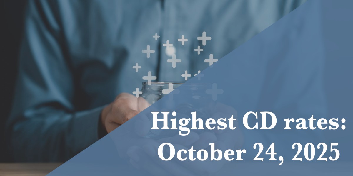 CD rates October 24, 2025 CD rates October 24, 2025