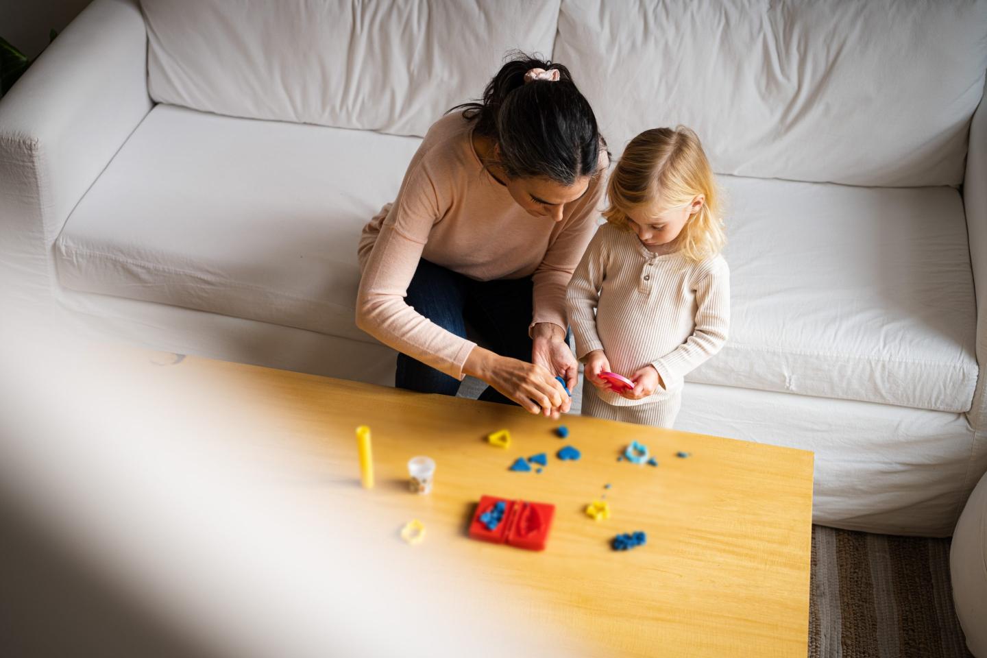 Tutor with child