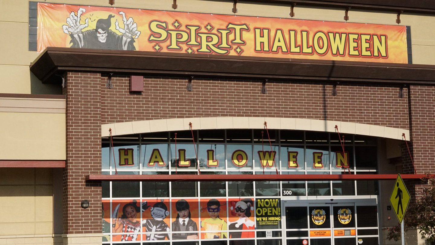 Spirit Halloween has about 1,500 pop-up locations and 50,000 seasonal workers.