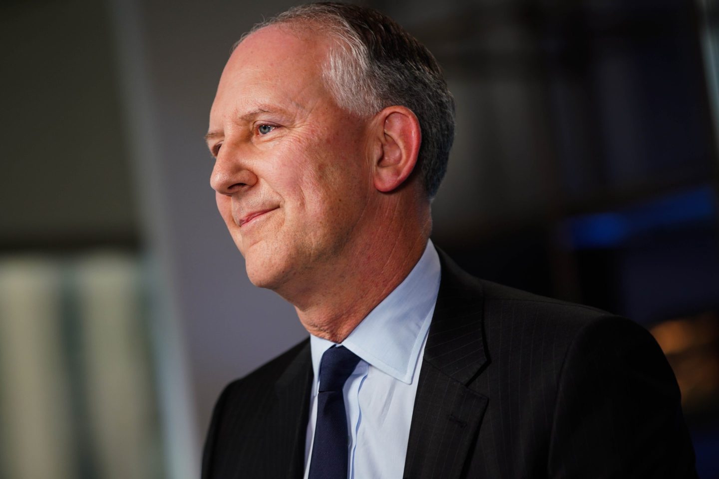 Peter Zaffino smiles