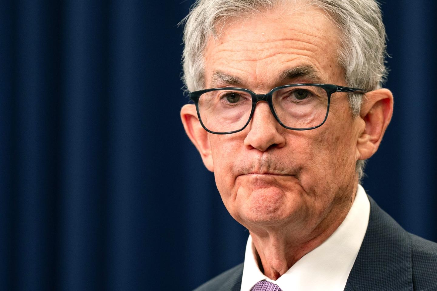 Federal Reserve Chairman Jerome Powell speaks during a news conference following a Federal Open Market Committee meeting in Washington on November 07, 2024 in Washington, DC.