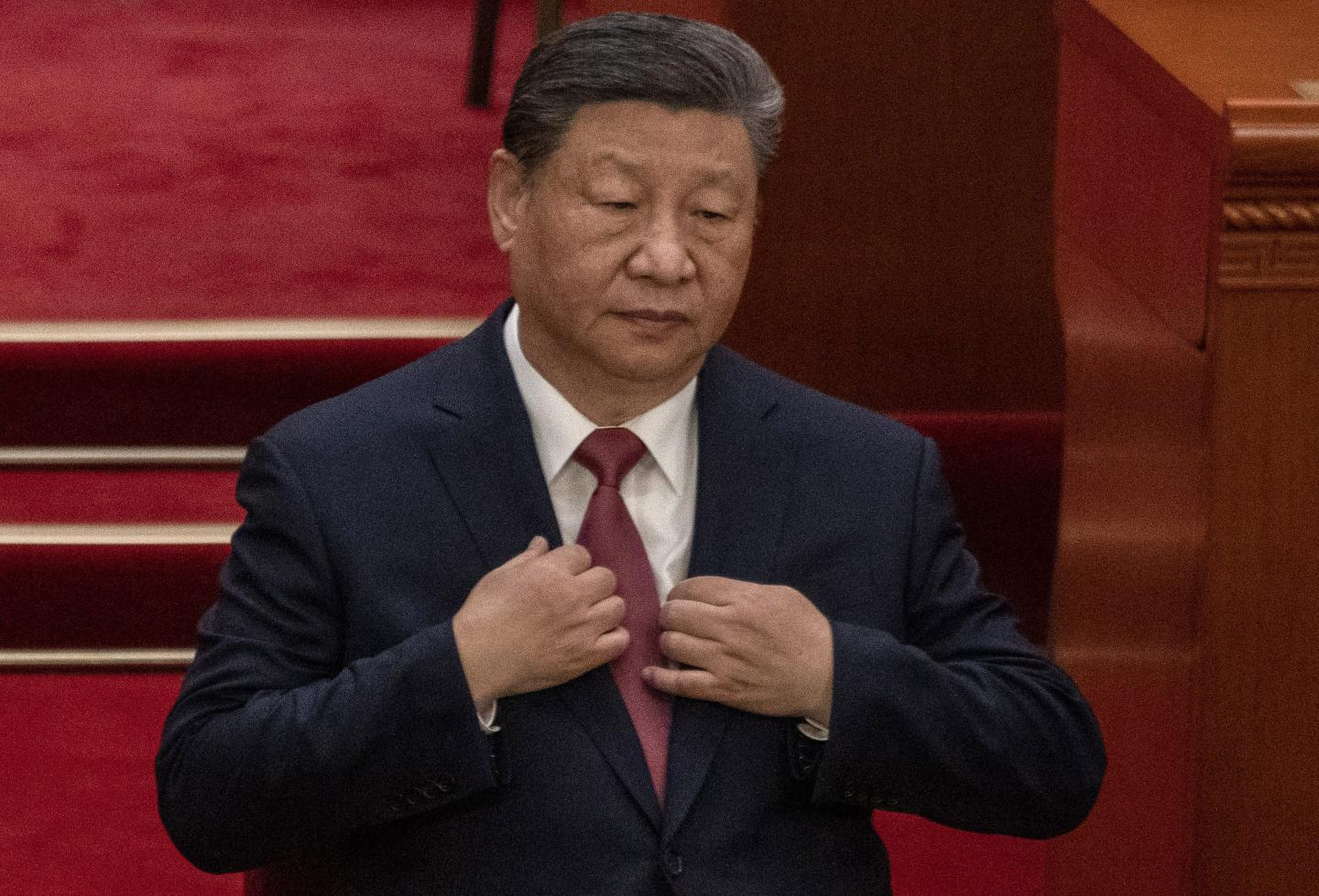 President Xi Jinping at the Chinese People’s Political Consultative Conference in Beijing on March 10.