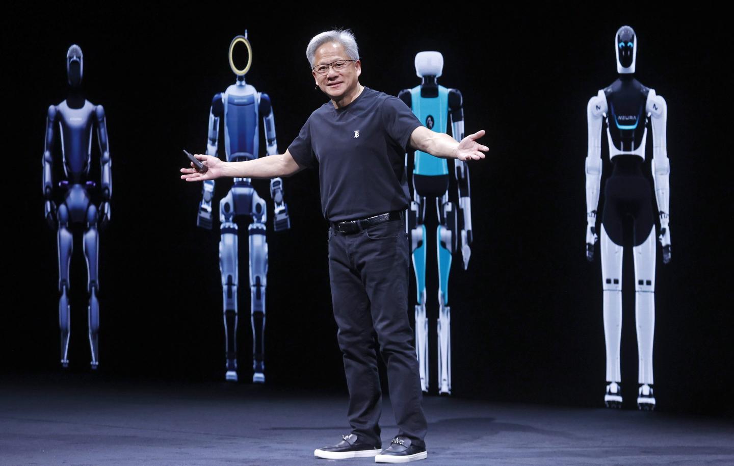 Nvidia CEO Jensen Huang at the VivaTech trade show in Paris in June. 