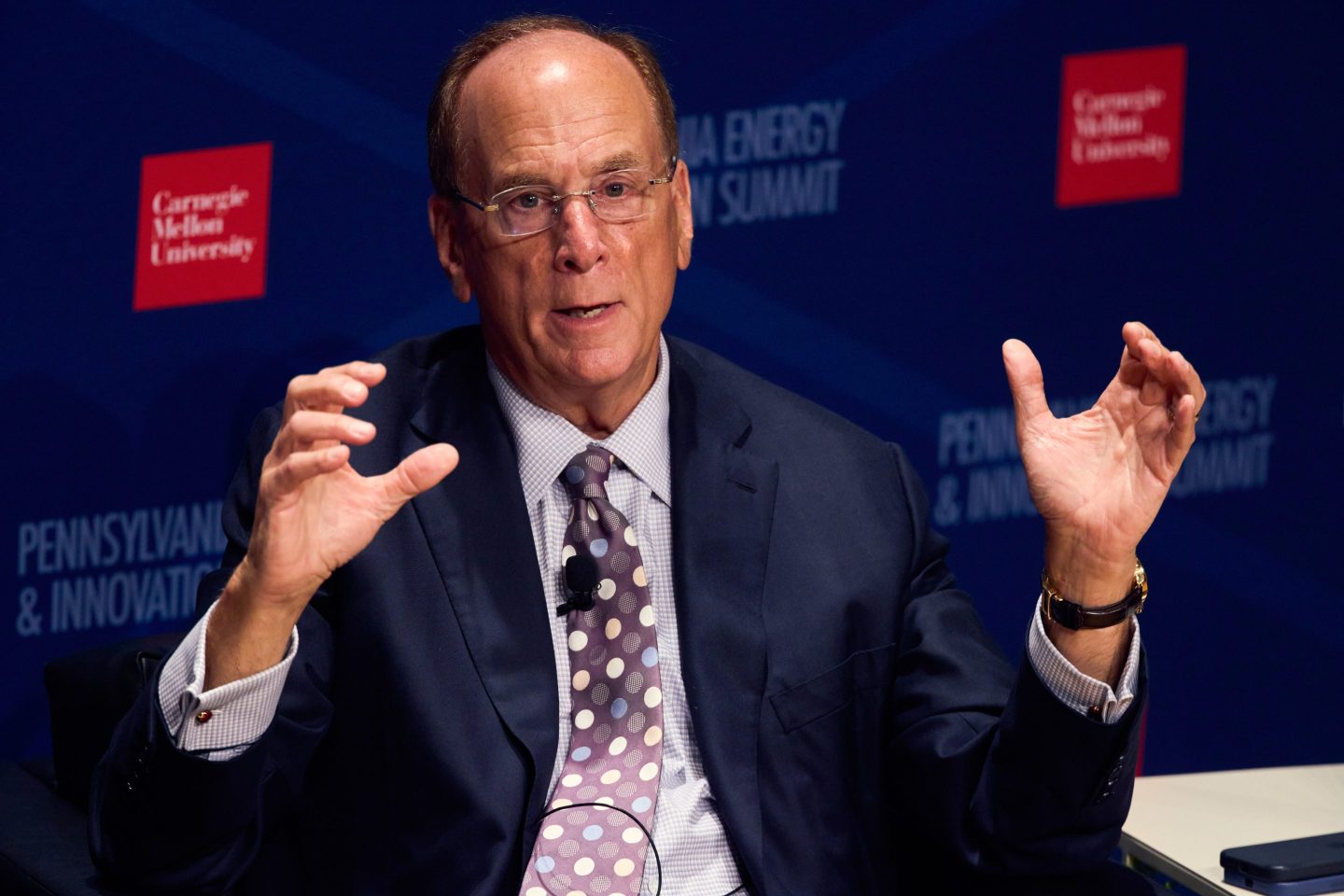 Larry Fink, chief executive officer of BlackRock