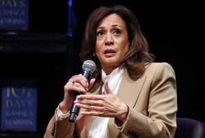 Former VP Kamala Harris says she went through a nine-hour interview to land the job—but she couldn’t escape ‘gold medal depression’ even when she won