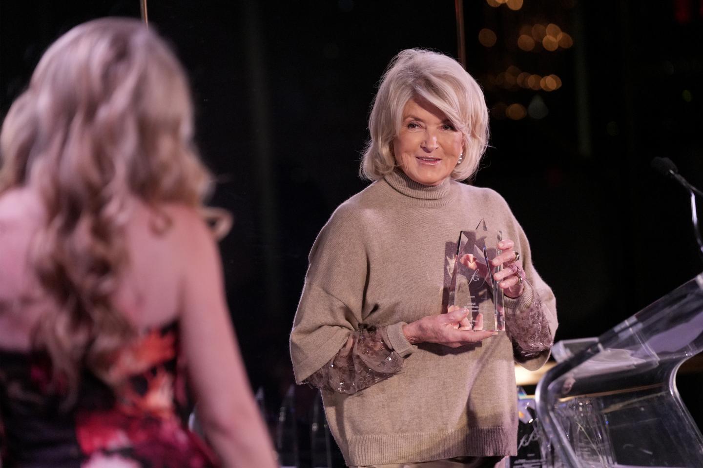 Martha Stewart is busy at 84–including with her new skincare brand Elm Biosciences. 