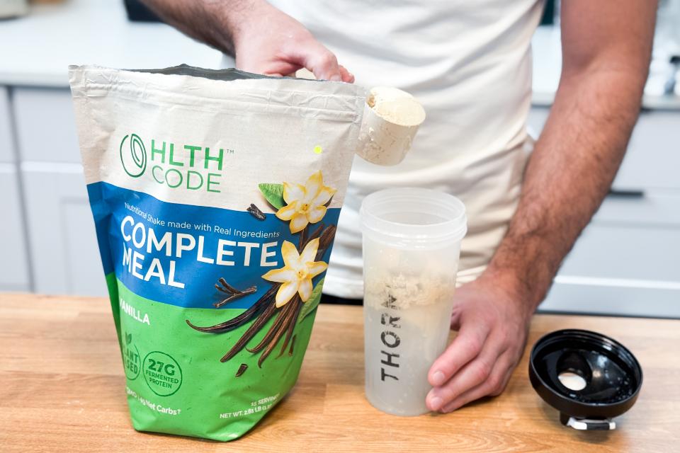 HLTH Code meal replacement powder as best meal replacement shake