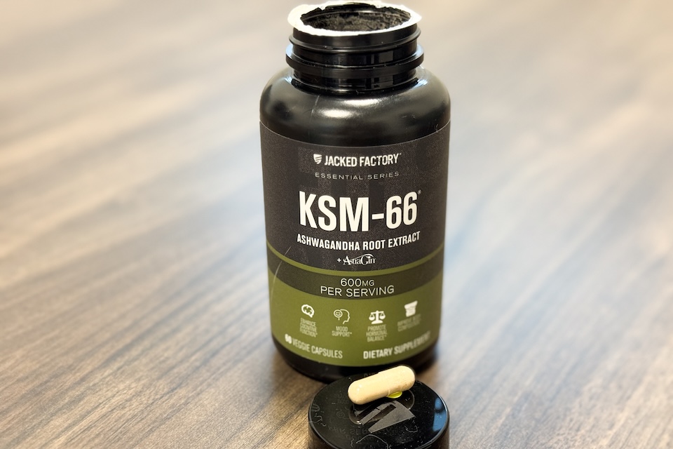 Jacked Factory KSM-66 as best ashwagandha supplement
