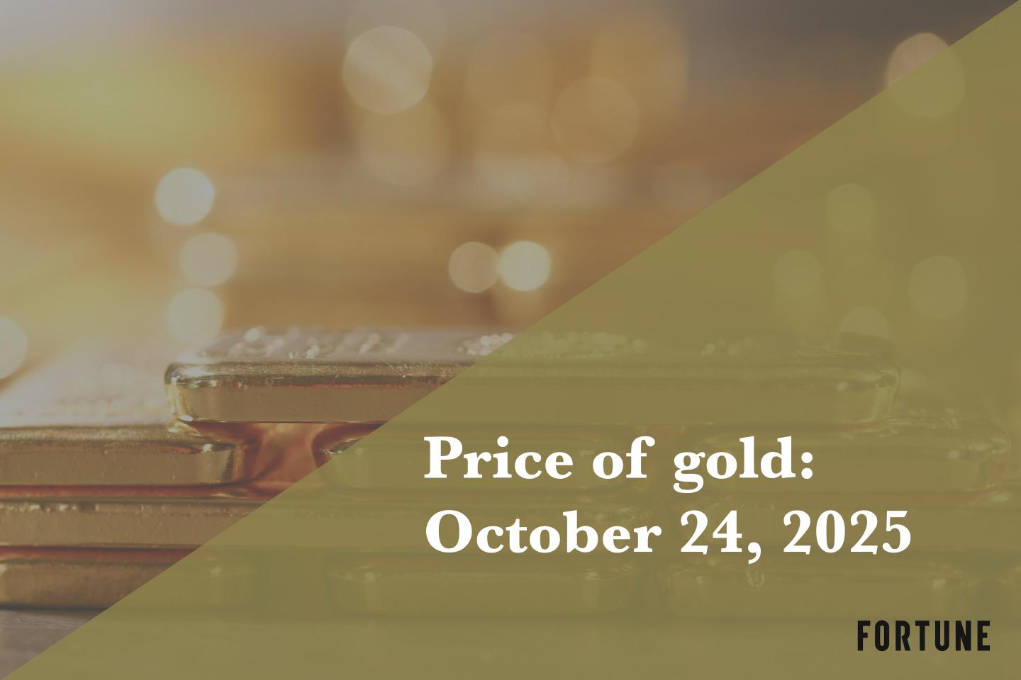 A stack of gold bars.