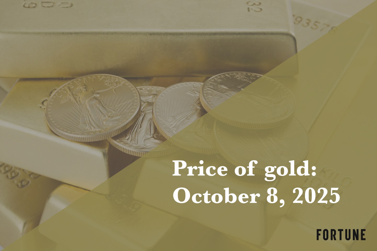 A pile of gold coins and gold bars.