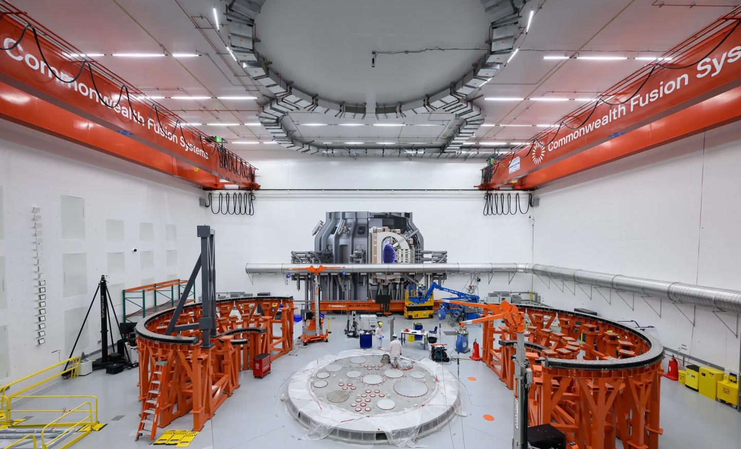 Industry leader Commonwealth Fusion Systems is building its pilot plant, SPARC, outside of Boston to come online in 2027. The facility's tokamak hall will house the doughnut-shaped, superconducting magnet system where the fusion reactions are generated.