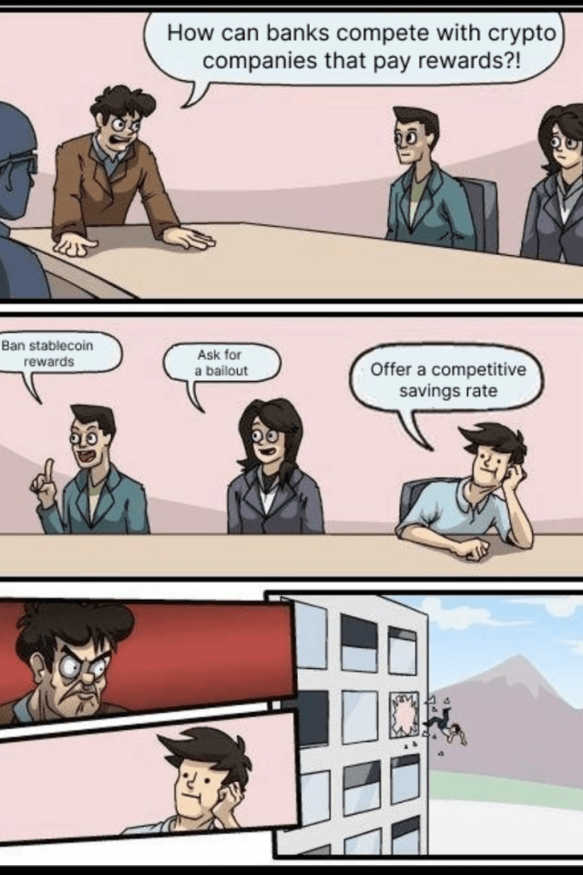 A meme posted by Coinbase CEO Brian Armstrong.