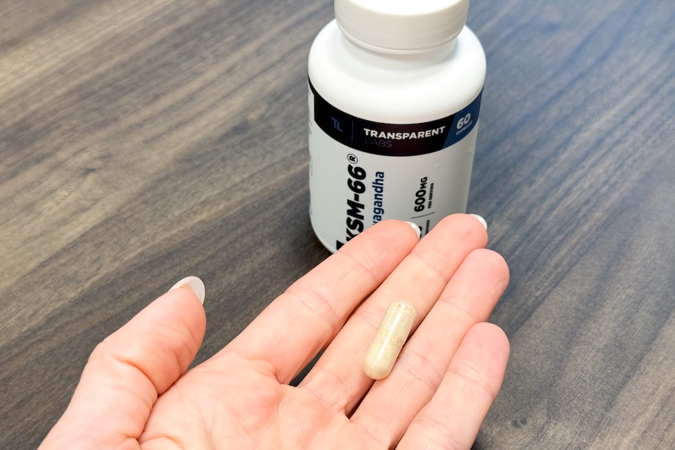 Transparent Labs KSM-66 as best ashwagandha supplement