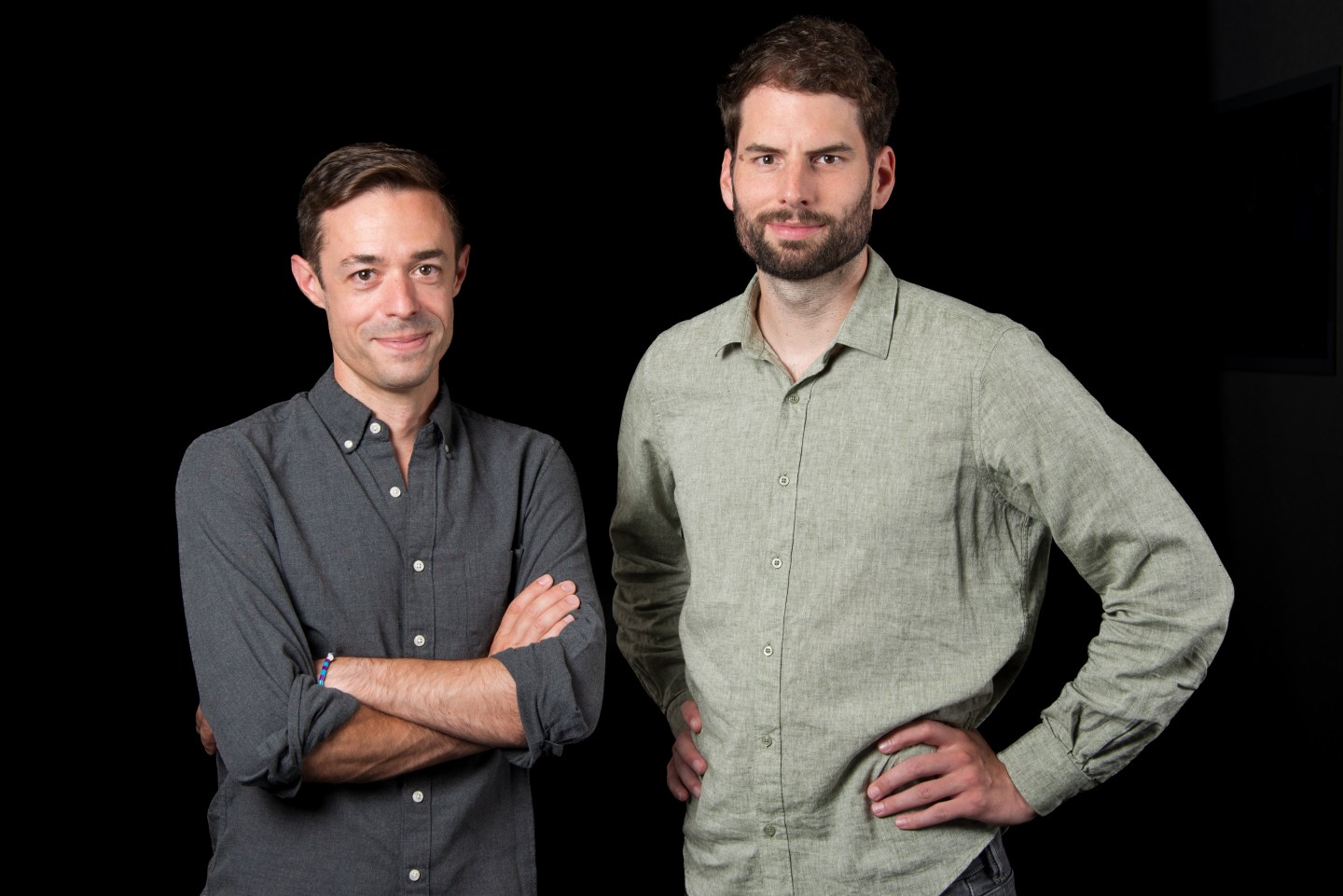 Gravis co-founders Dominic Jud and Ryan Luke Johns.