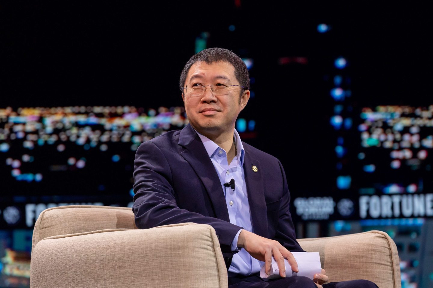 025
FORTUNE GLOBAL FORUM
Riyadh, Saudi Arabia
Sunday, October 26, 2025
2:55-3:10
DRIVING TOWARD THE NEXT GENERATION OF MOBILITY
Global electric vehicle sales grew more than 25% last year, and billions of dollars are being invested in smart infrastructure and logistics. The shift to smarter, cleaner, and more efficient transport is accelerating—and robotaxis stand at the epicenter of this revolution in mobility. WeRide CEO Tony Han leads one of the world's top autonomous driving companies, operating robotaxi fleets across more than 30 cities in 7 countries. As the industry reaches an inflection point, Han shares his vision for the future and explains how the industry can unlock economic opportunity, cut emissions, and drive sustainable growth.
Tony Han, Founder and CEO, WeRide
Moderator: Matt Heimer, Fortune
Photograph by Iman Al-dabbagh/Fortune