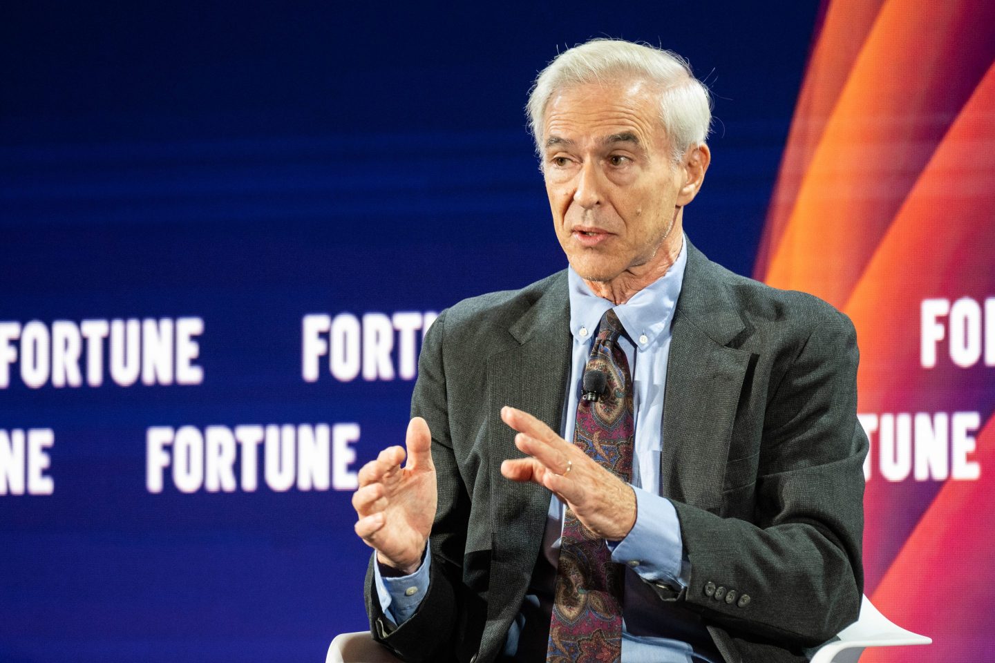 Journalist and author Paul Blustein speaks at the 2025 Fortune Innovation Forum in Malaysia.