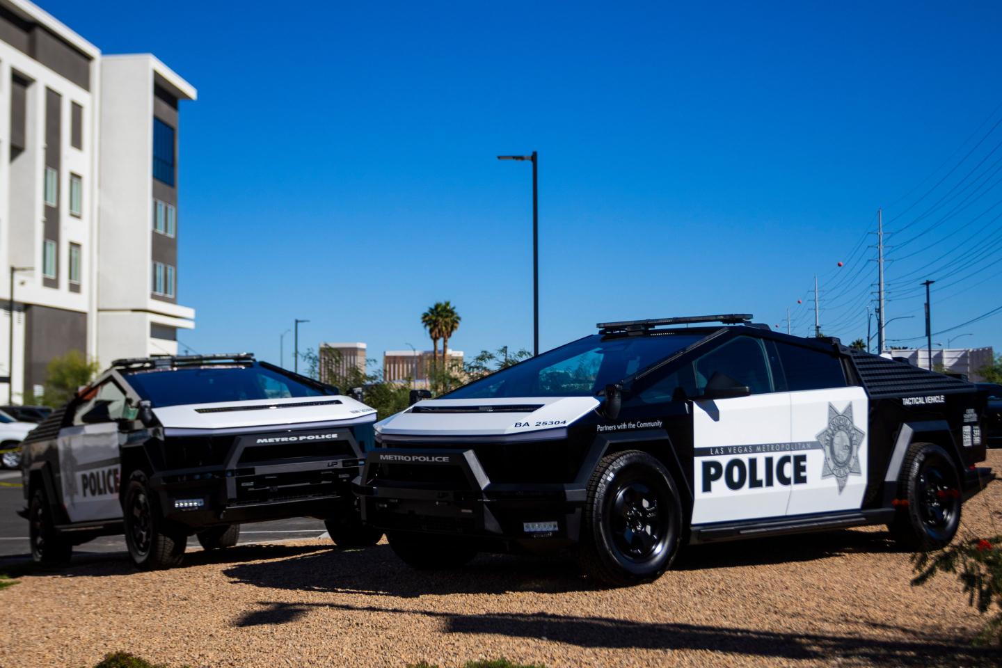 Thanks to a donation from a Silicon Valley billionaire, the nation’s largest police fleet of Tesla Cybertrucks is about to hit the streets of Vegas