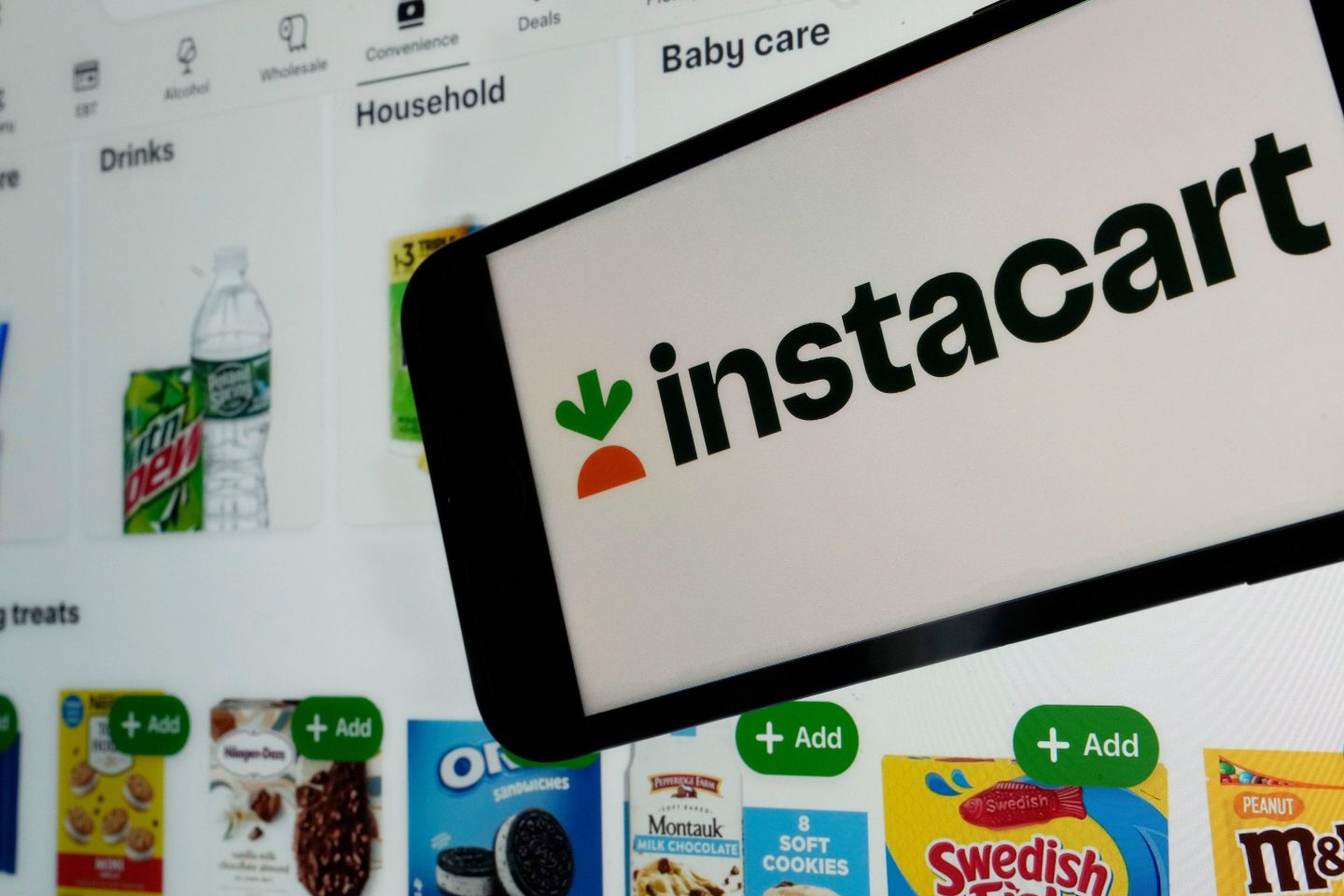 Instacart said Friday it will offer customers who receive SNAP benefits 50% on their next grocery order.