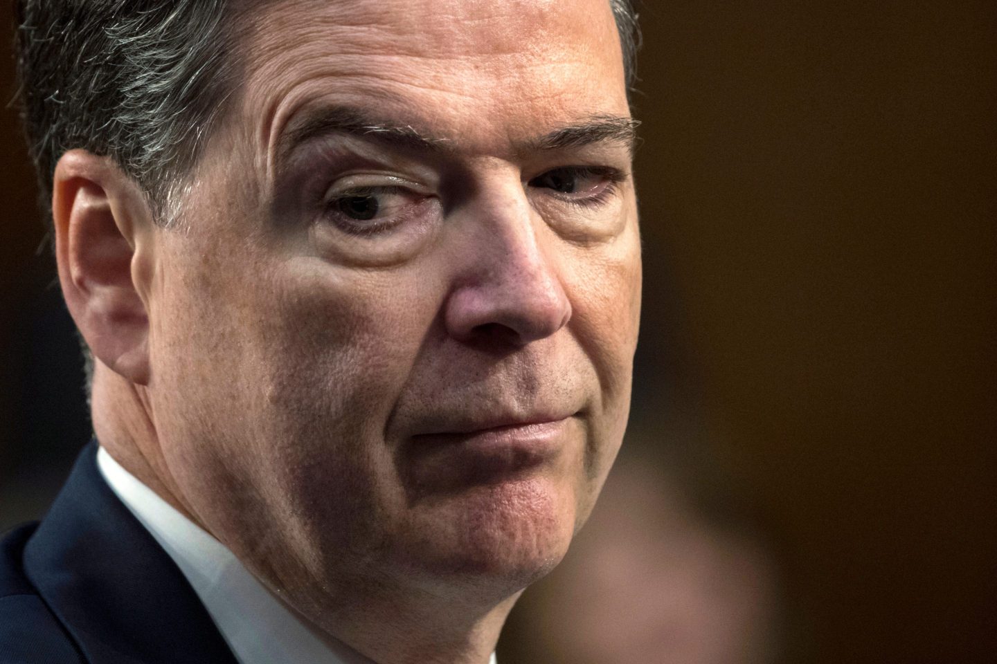 Former FBI Director James Comey, pictured in 2017, faces two federal charges stemming from a 2020 testimony about the agency's investigation into Russian interference in the 2016 Trump presidential campaign.