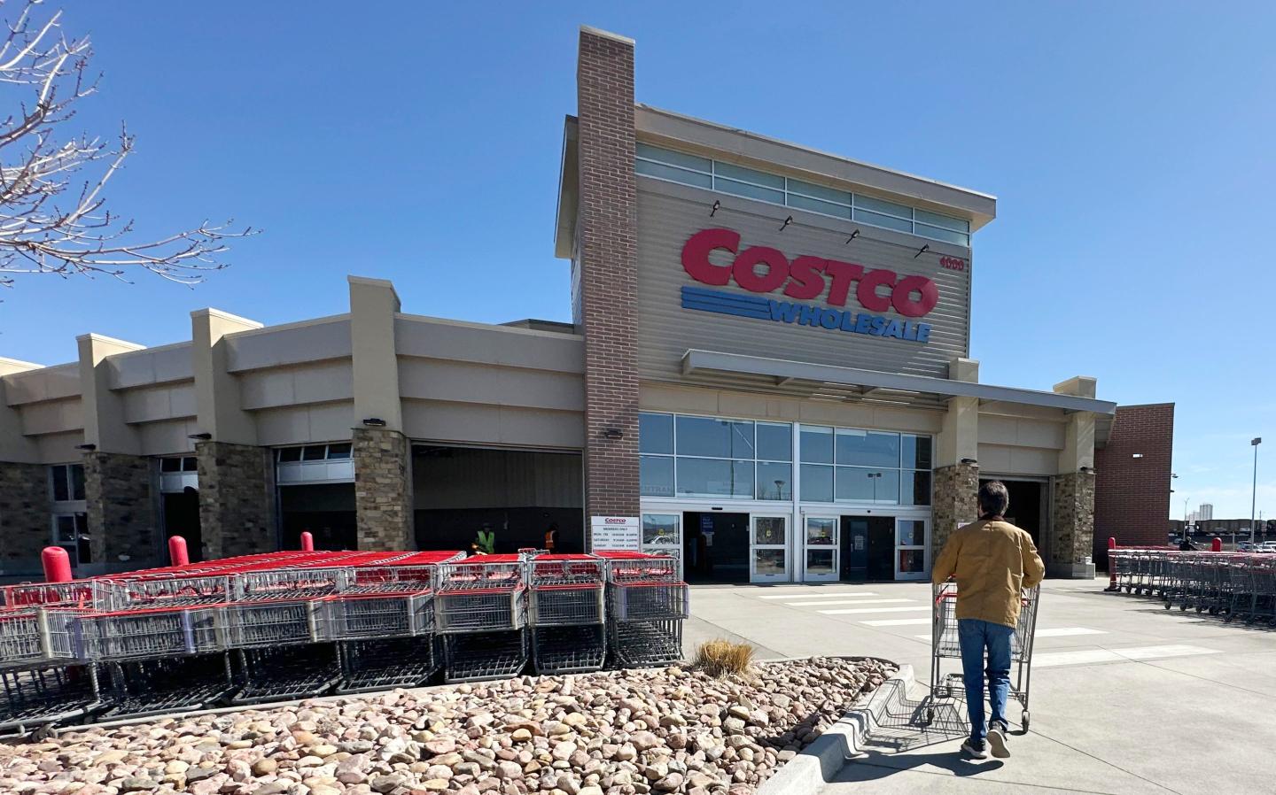 The outside of a Costco