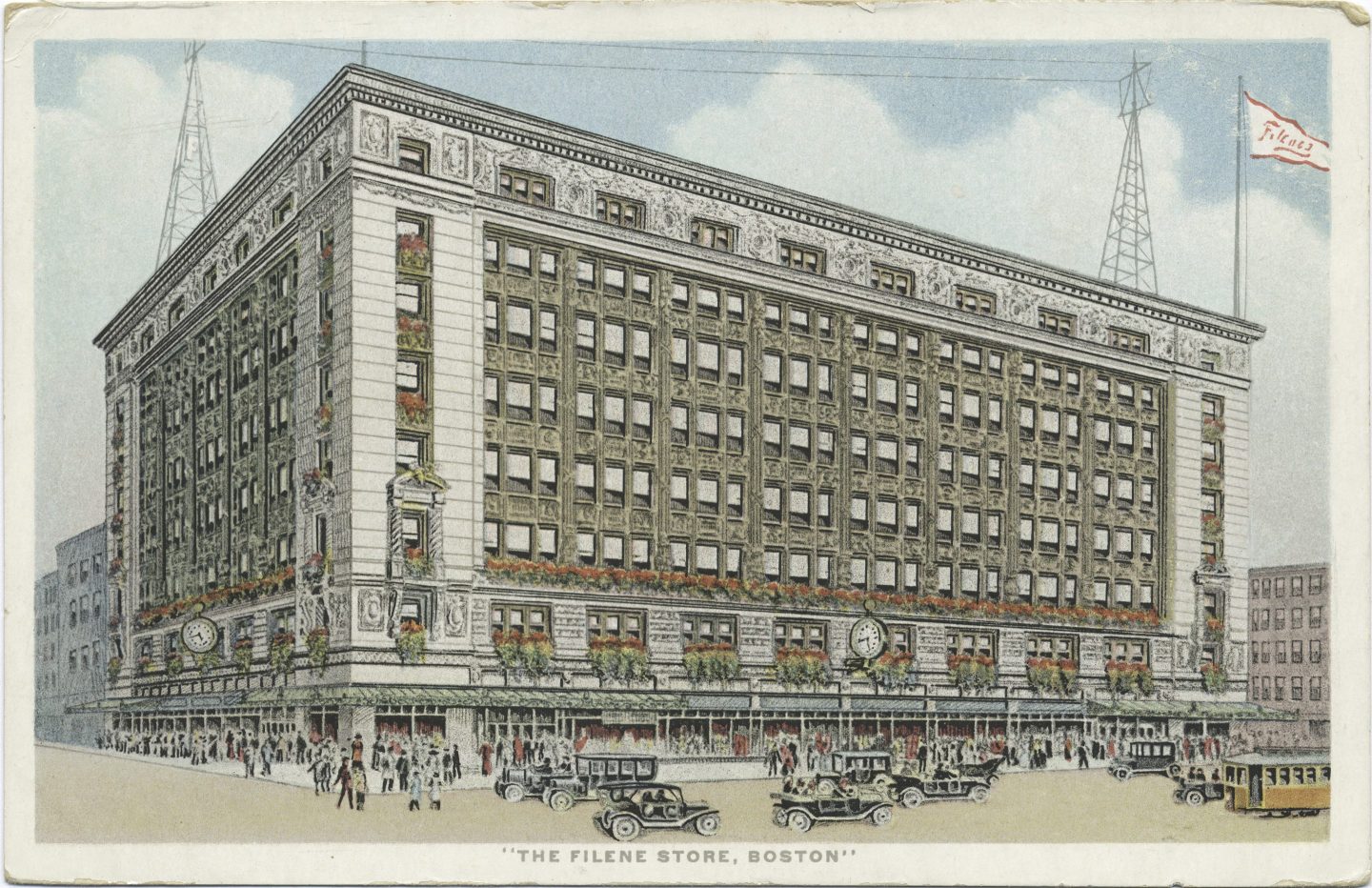 Filene's in Boston (seen above) was just one of the retail units Fred Lazari oversaw.