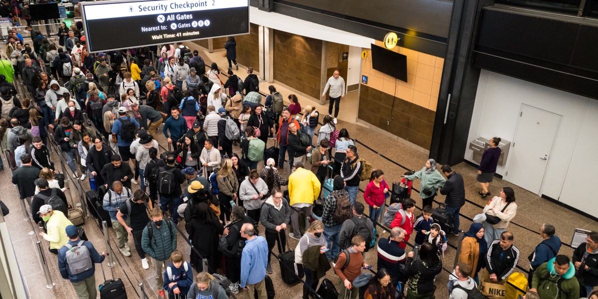 The air travel nightmare: TSA lines stretch for hours while workers go without pay amid the government shutdown | Fortune