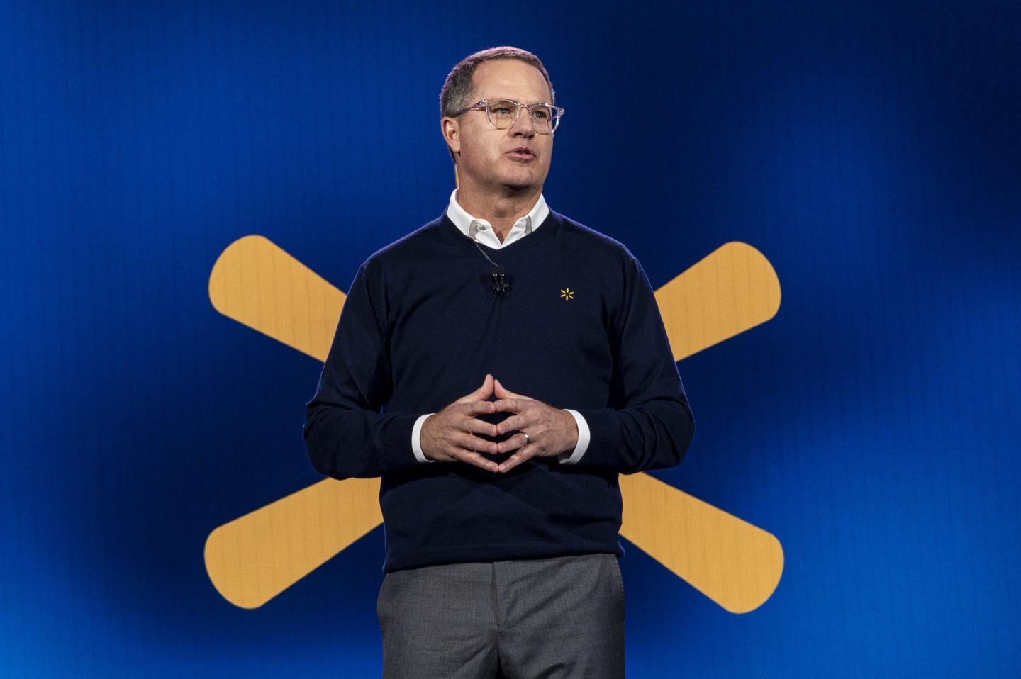 Doug McMillon, chief executive officer of Walmart Inc., during the 2024 CES event in Las Vegas, Nevada, US, on Tuesday, Jan. 9, 2024.