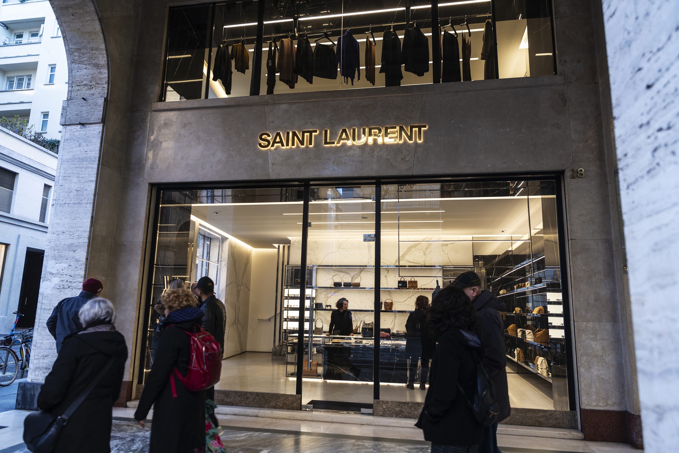 Yves Saint Laurent was the hottest luxury brand this year, beating