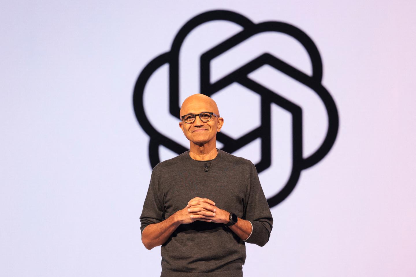 Microsoft CEO Satya Nadella at a company conference in Seattle, Washington on May 19, 2025. (Photo: Jason Redmond/AFP/Getty Images)