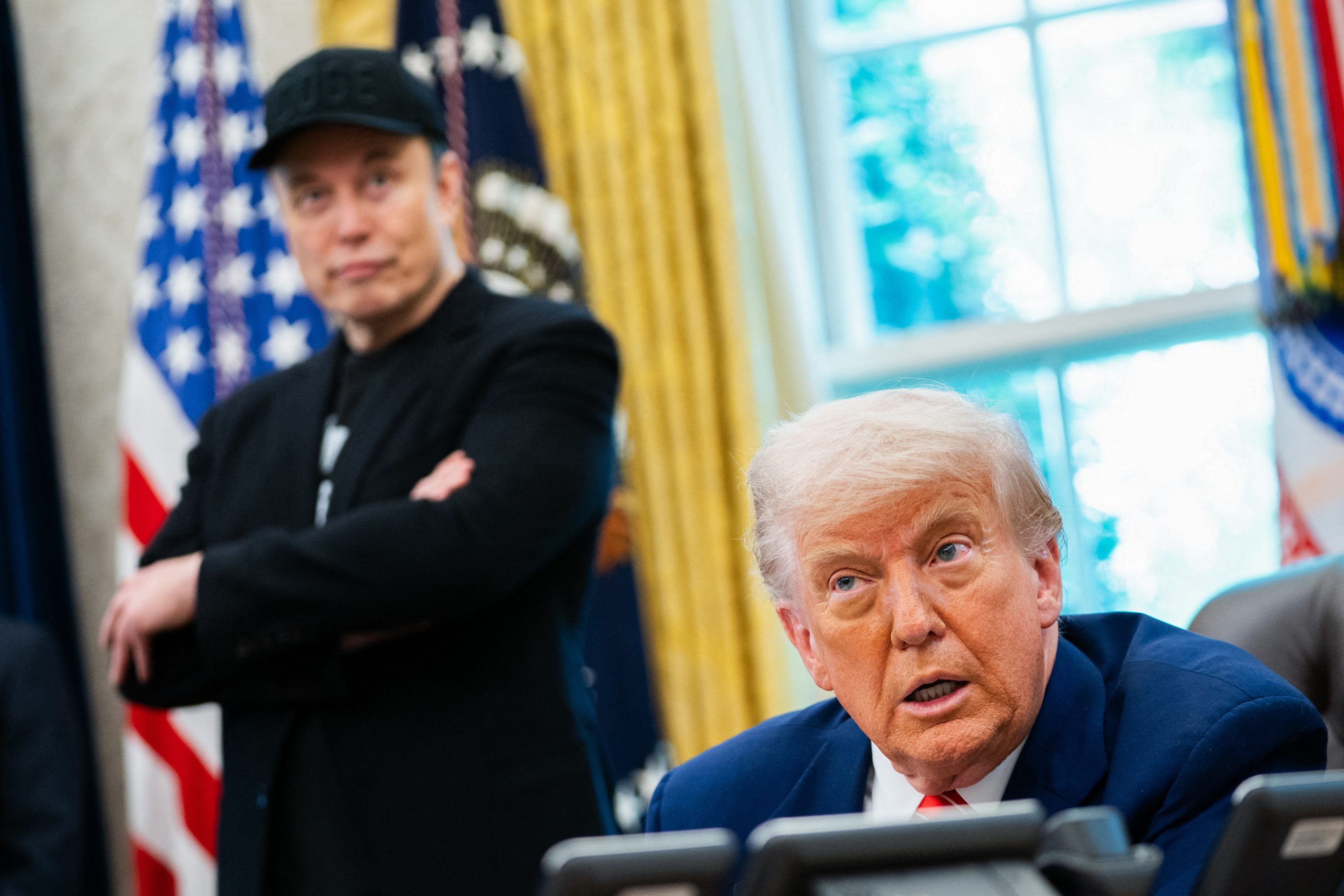 President Trump and Elon Musk
