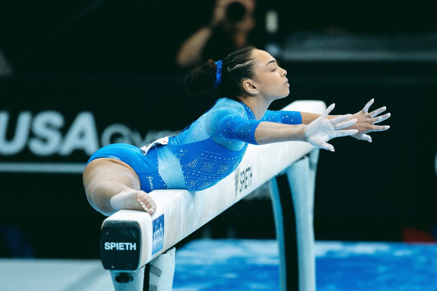 U.S. Olympic gold medalist Hezly Rivera shares her secret to switching her mindset to calm mode before performing