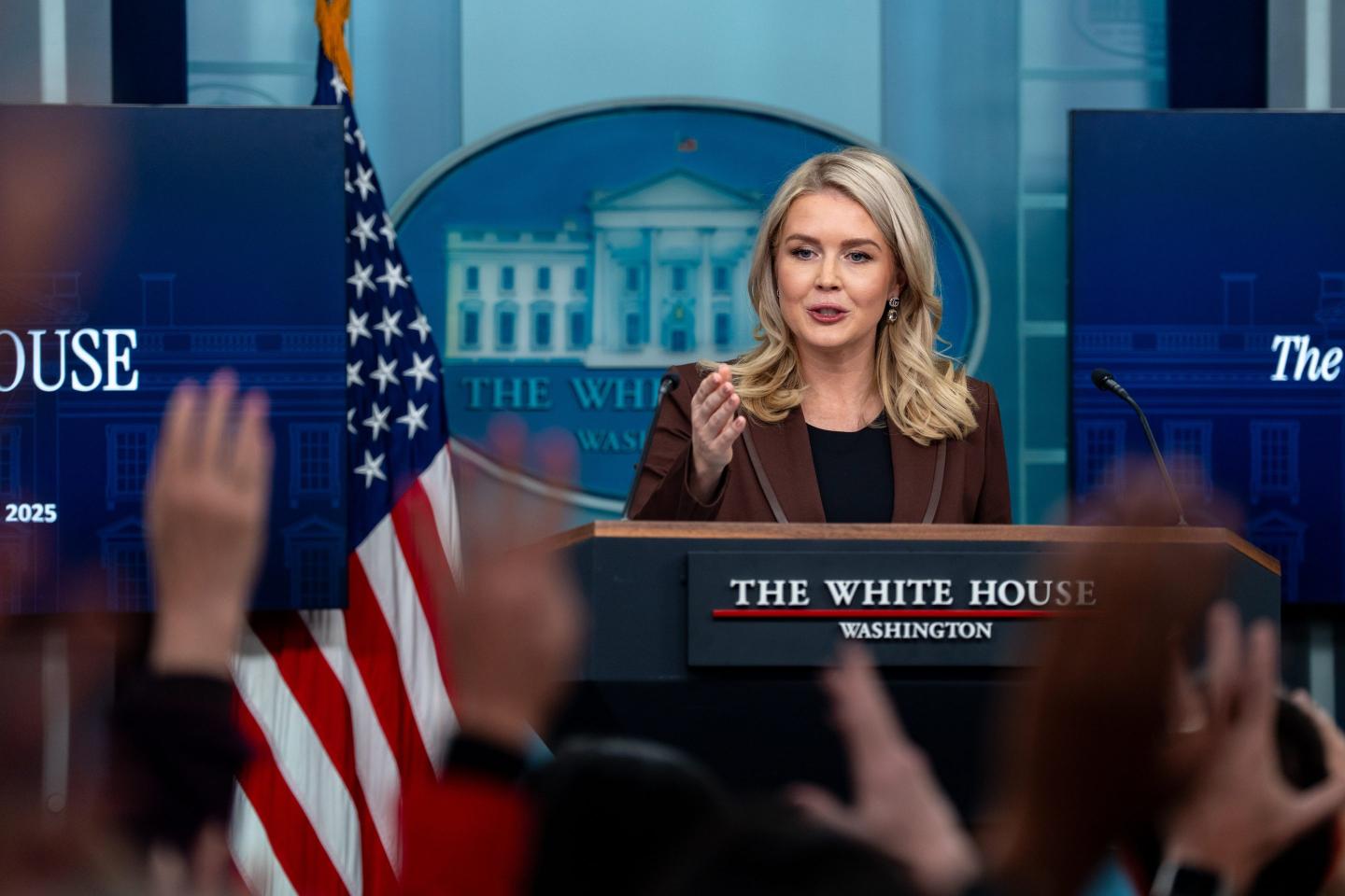 White House Press Secretary Karoline Leavitt told reporters October jobs and inflation reports will likely never be released on Wednesday.