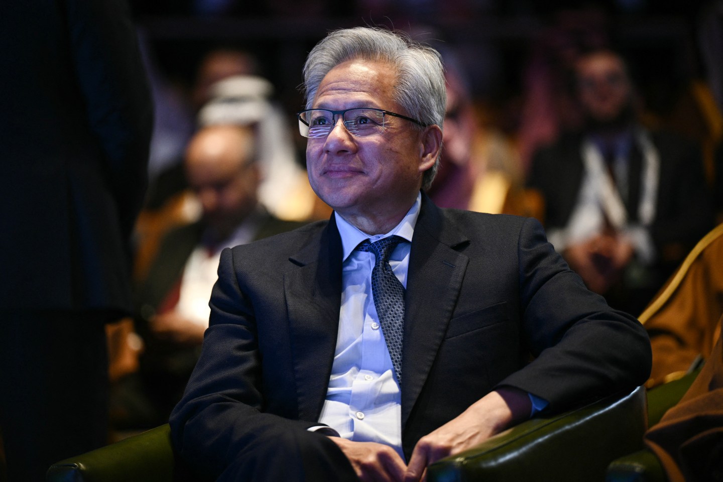 Nvidia co-founder and CEO Jensen Huang in Washington, D.C. on November 19, 2025. (Photo: Brendan Smialowski/AFP/Getty Images)