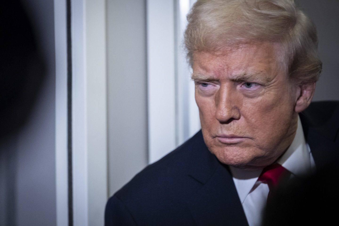 Trump lookin real grouchy