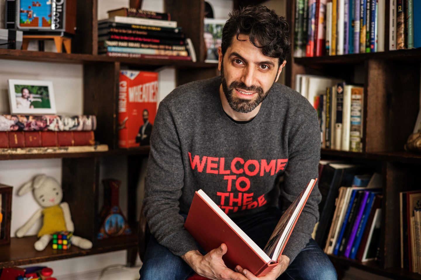 Portrait of behavioral scientists and author Jonathan Levy in New York City.