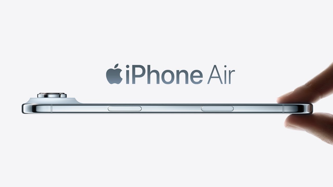 A 2025 promotional image for Apple's first-generation iPhone Air. (Courtesy Apple)