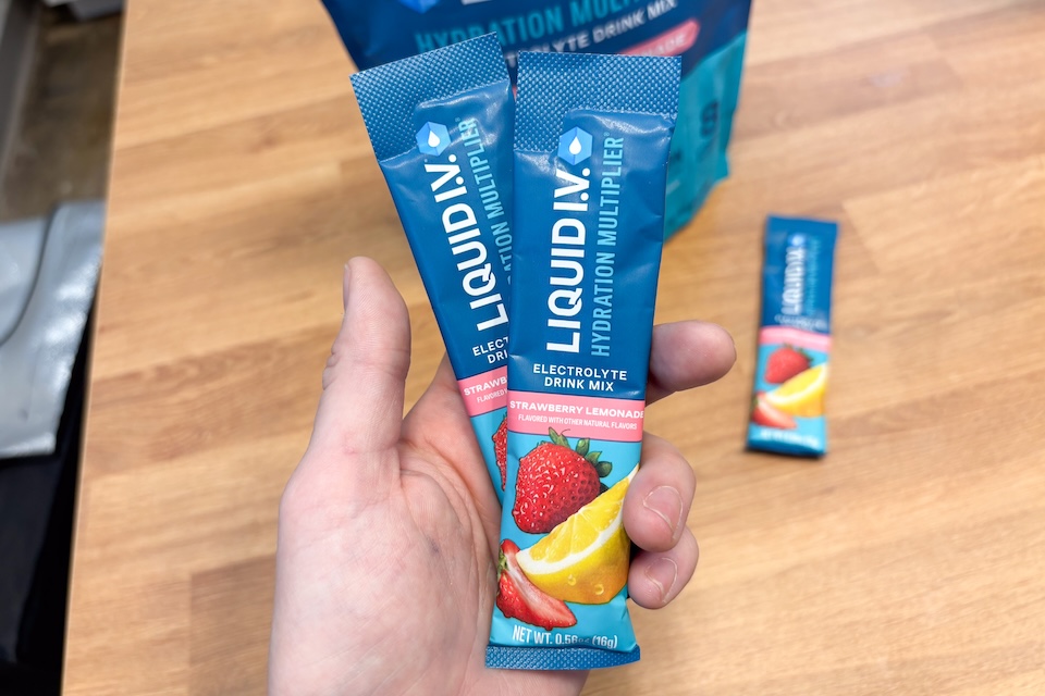 Liquid IV as best electrolyte powder