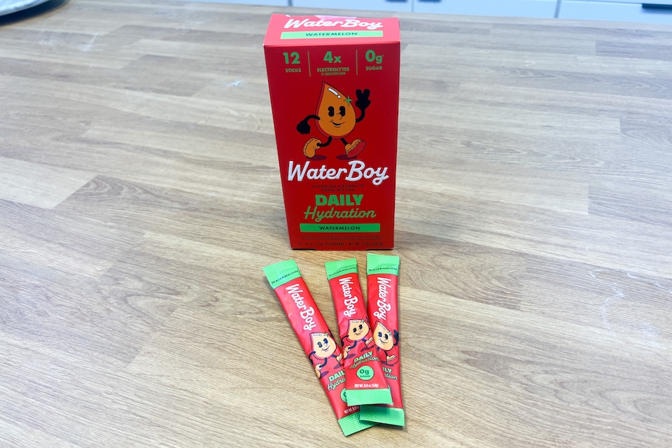 Waterboy Daily Hydration as best electrolyte powder