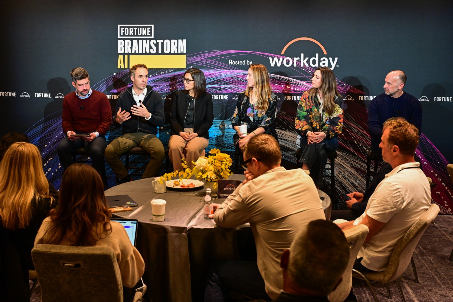 Panelists at Fortune Brainstorm AI.