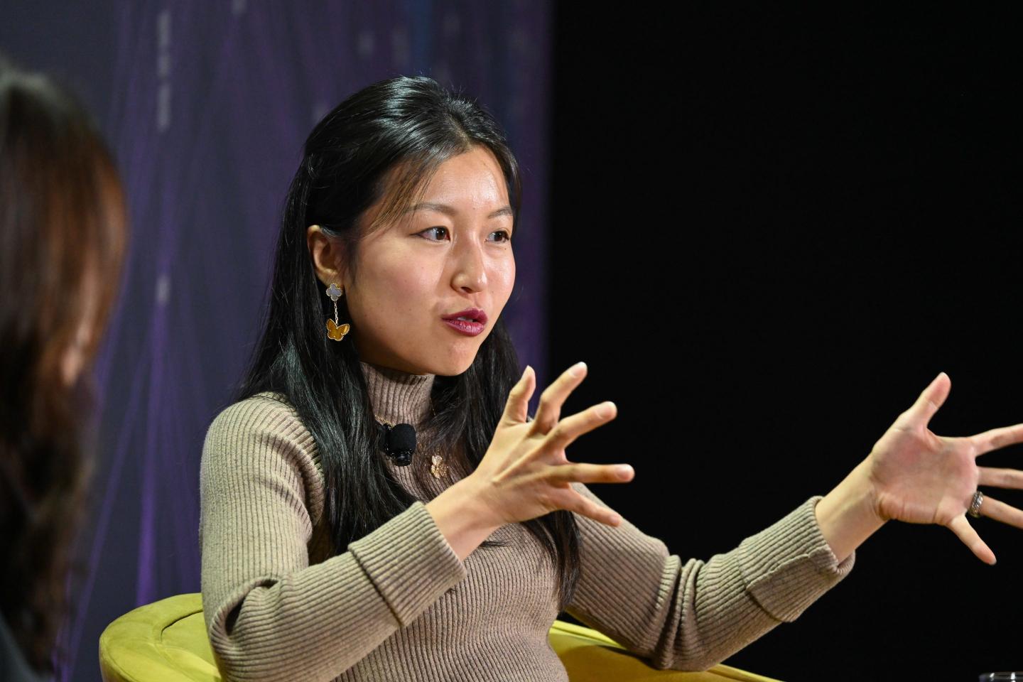 Stephanie Zhan, Partner Sequoia Capital speaking on stage at Fortune Brainstorm AI San Francisco 2025.