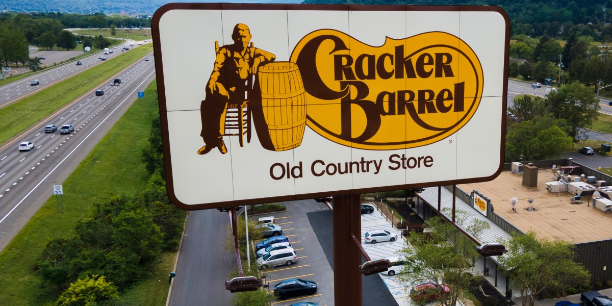 Cracker Barrel slashes forecast as Uncle Herschel fallout continues despite logo reinstatement | Fortune