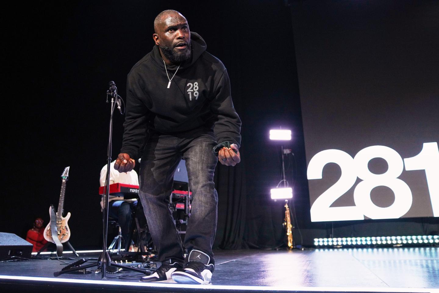 Pastor Philip Anthony Mitchell preaches at 2819 Church on Nov. 16, 2025, in Atlanta. 