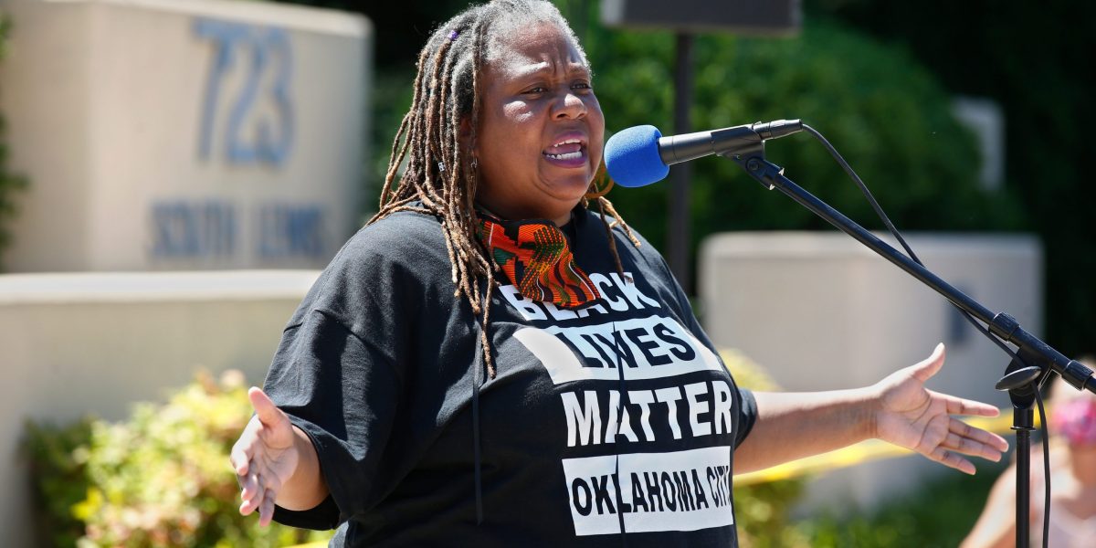 Black Lives Matter leader in Oklahoma City indicted on claims she used funds for vacations, groceries and real estate Black Lives Matter leader in Oklahoma City indicted on claims she used funds for vacations, groceries and real estate