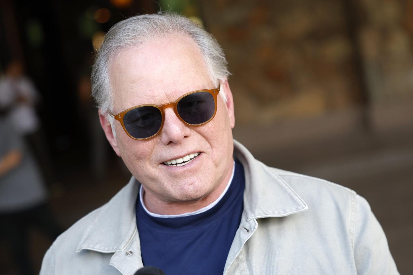 David Zaslav wearing sunglasses