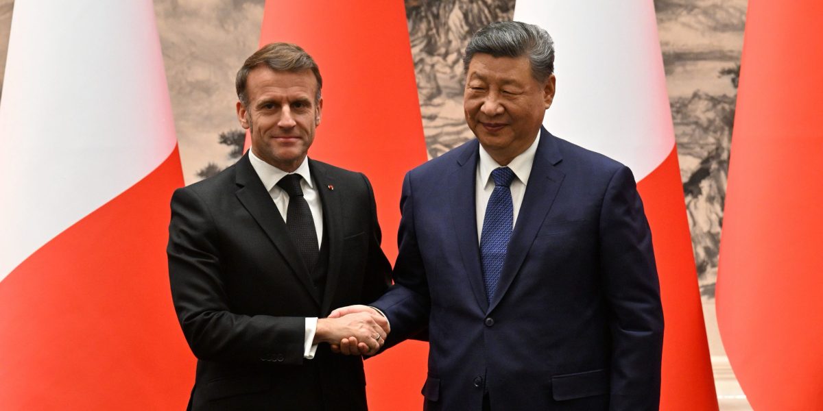 Macron warns EU may hit China with tariffs over trade surplus Macron warns EU may hit China with tariffs over trade surplus