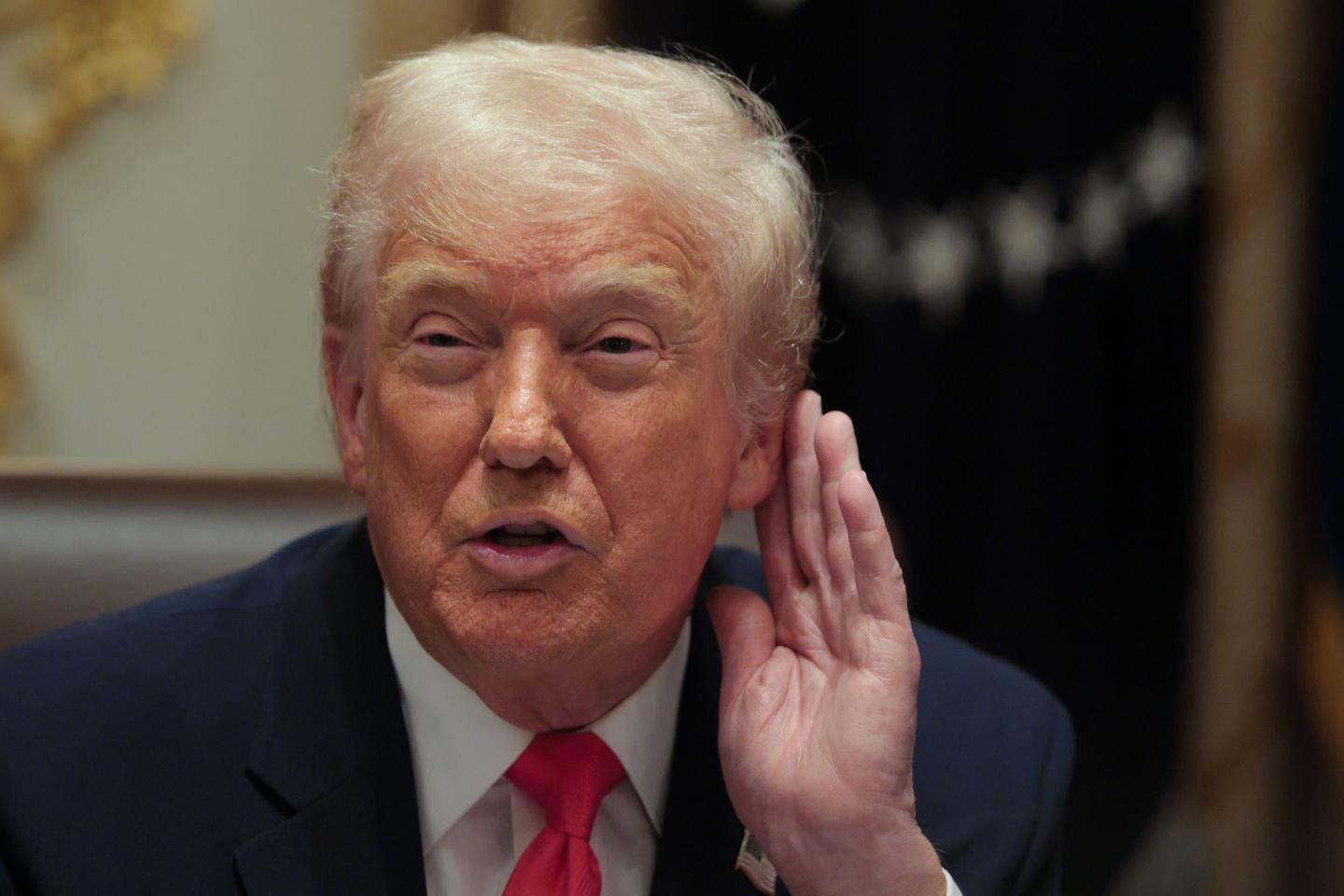 President Donald Trump at a White House cabinet meeting, Dec. 2, 2025. 