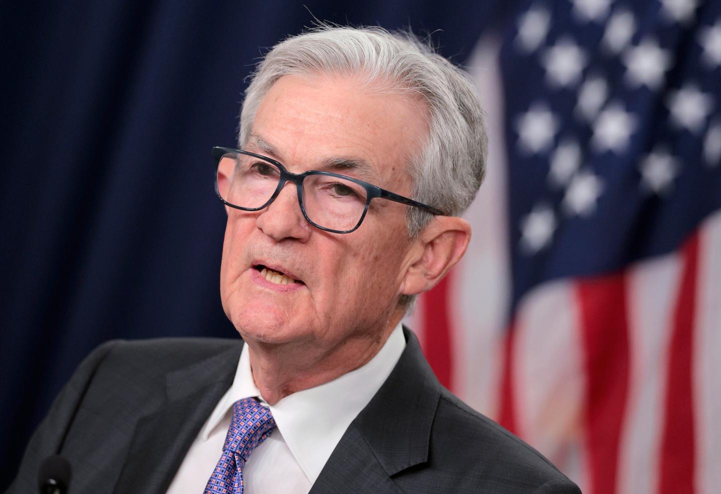WASHINGTON, DC - DECEMBER 10: Federal Reserve Chair Jerome Powell speaks during a press conference following the Federal Open Markets Committee meeting at the Federal Reserve on December 10, 2025 in Washington, DC. The Fed announced it has lowered interest rates by a quarter of a percentage point to a range of 3.5 percent to 3.75 percent in the third rate cut this year. (Photo by Chip Somodevilla/Getty Images)
