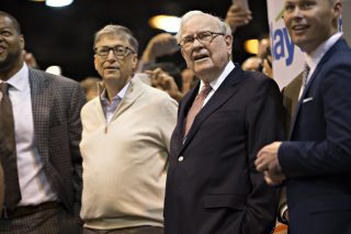 Bill Gates and Warren Buffett.