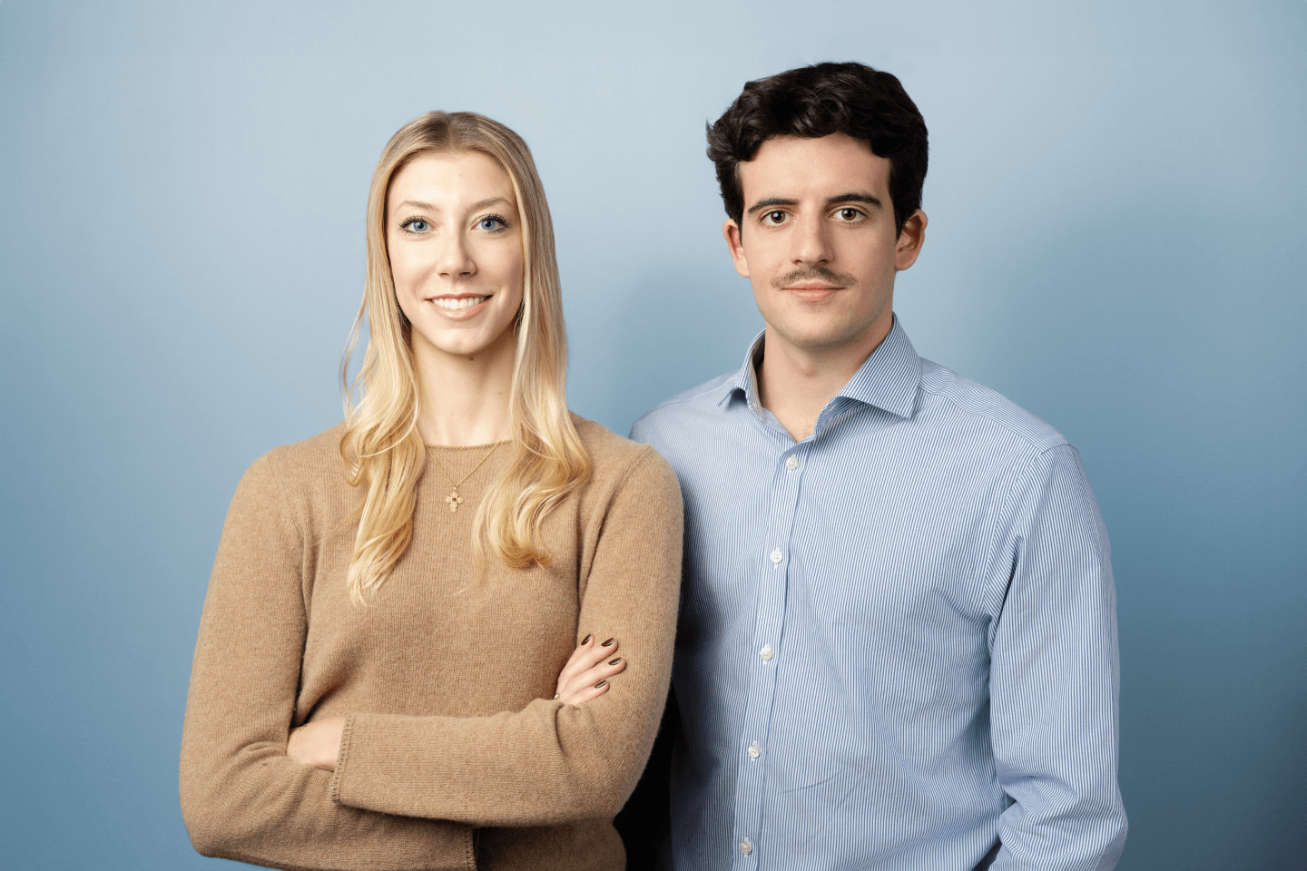 Ostium cofounders Kaledora Kiernan-Linn (left) and Marco Antonio Ribeiro.